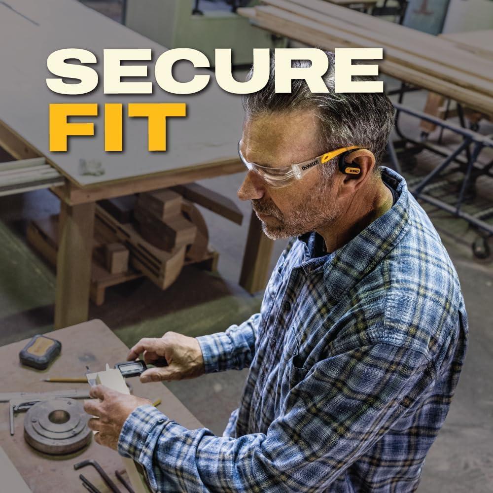 Auriculares DEWALT Bluetooth 5.3 IP55 Conducción Aérea 44h