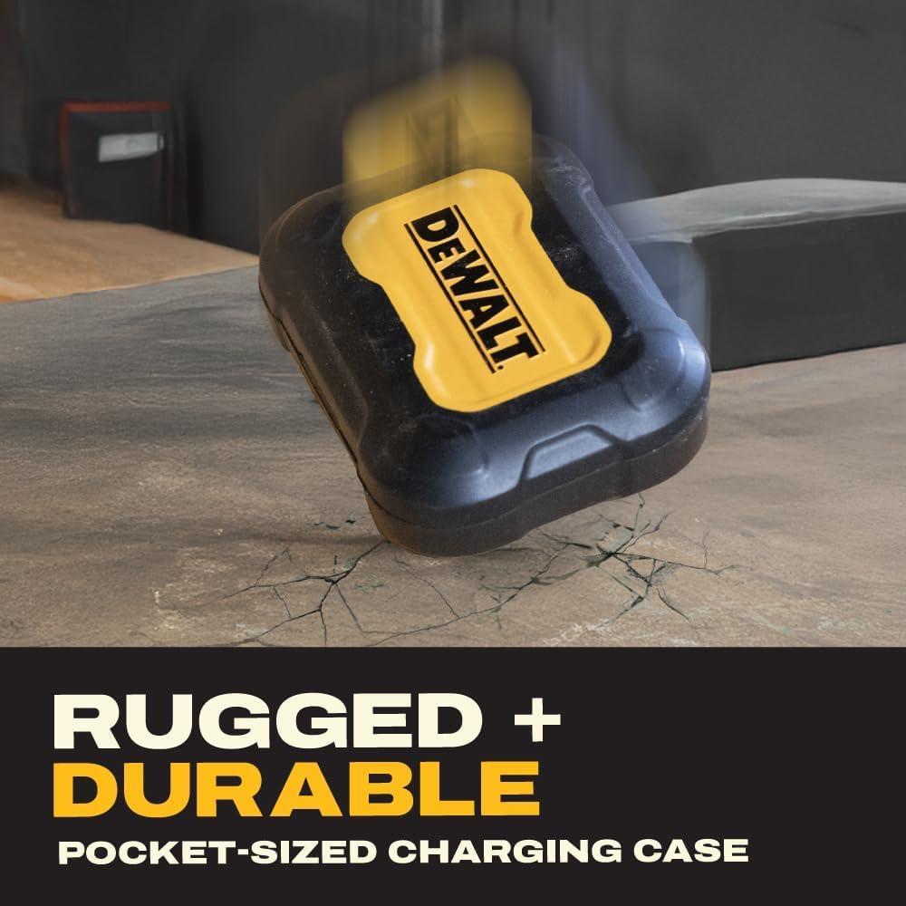 Auriculares DEWALT Bluetooth 5.3 IP55 Conducción Aérea 44h