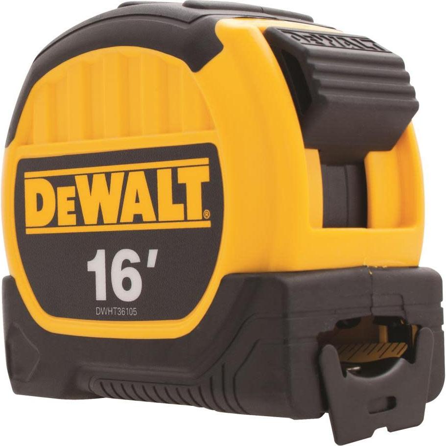 Cinta Métrica Dewalt 4.9m con Hoja Fraccionaria