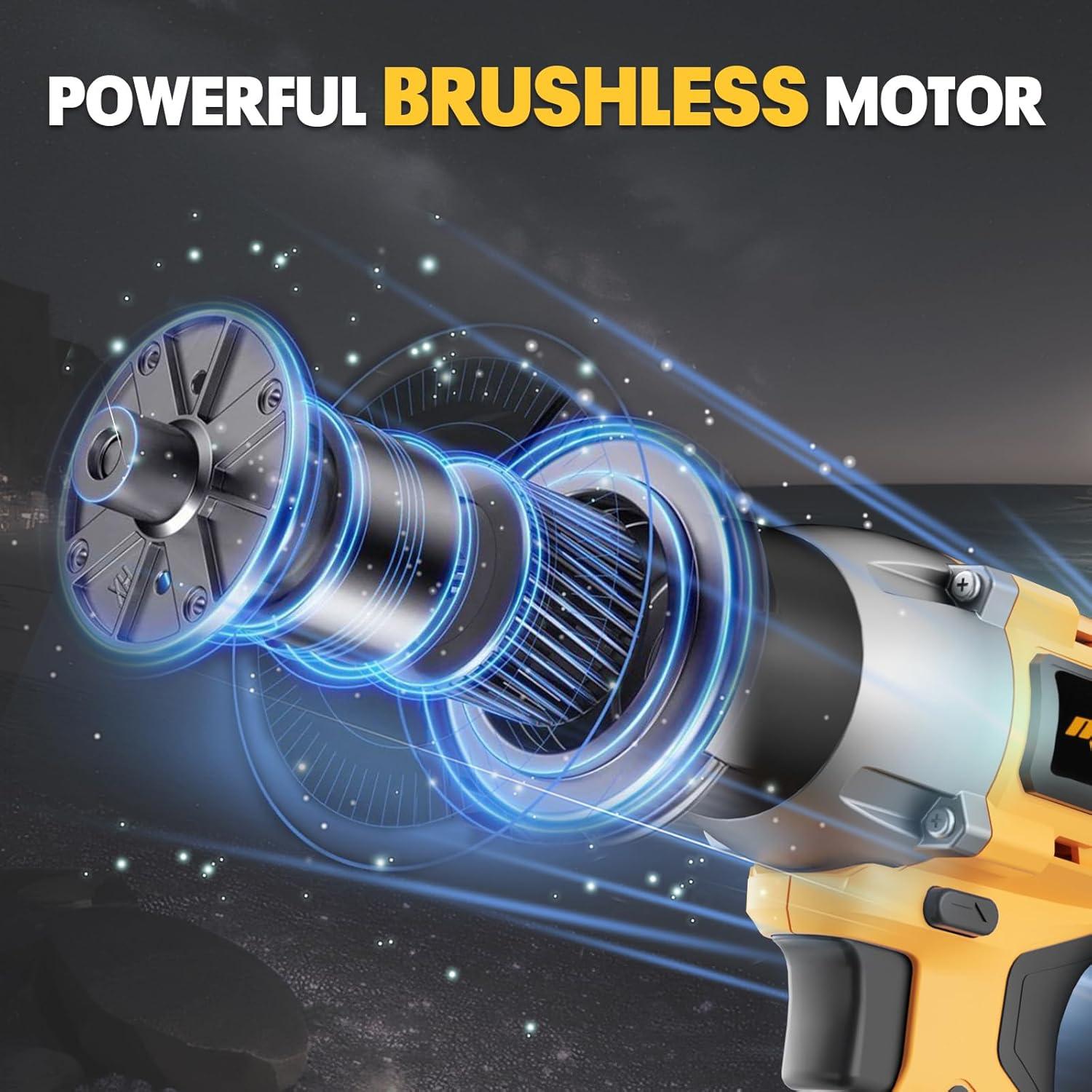 Pistola de Remaches Inalámbrica Mayoki 20V MAX 2248 lbf