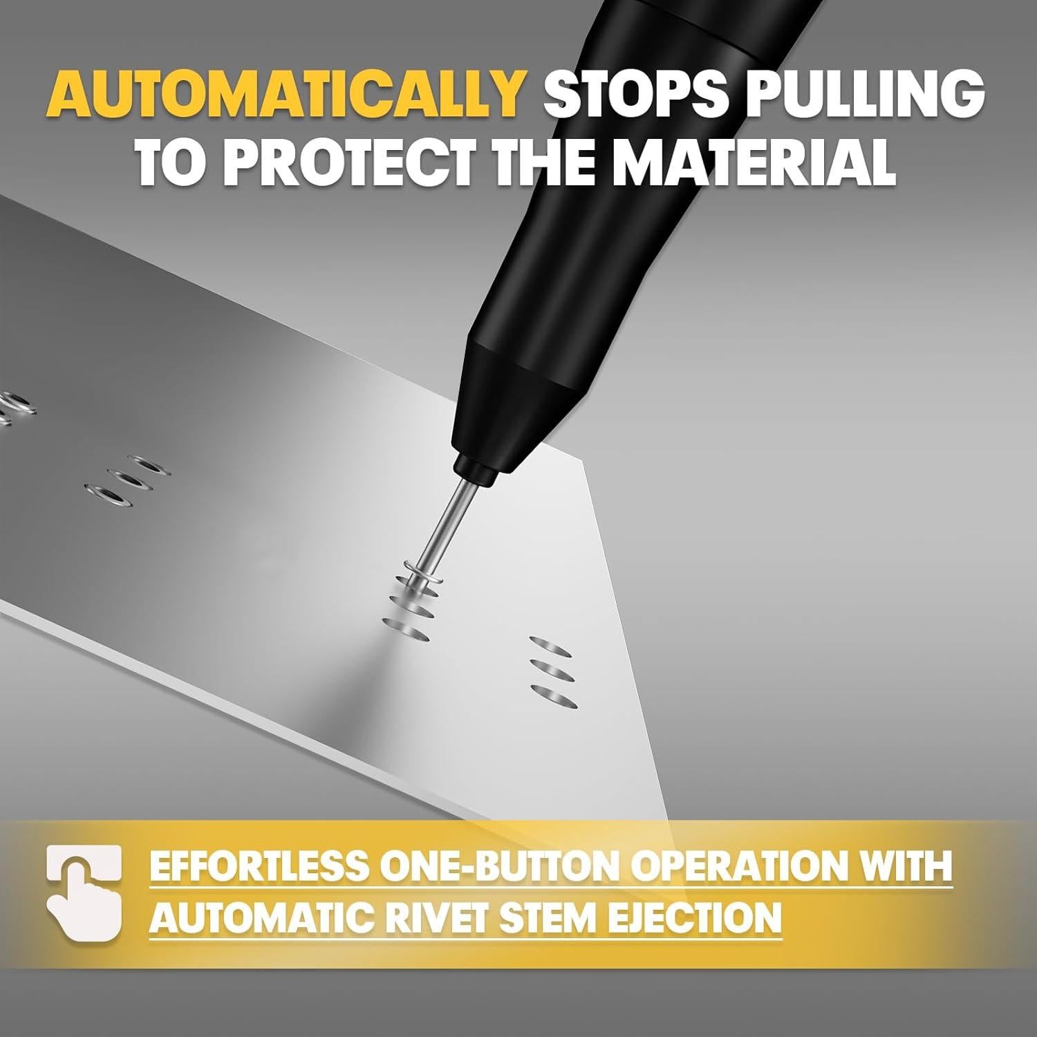 Pistola de Remaches Inalámbrica Mayoki 20V MAX 2248 lbf