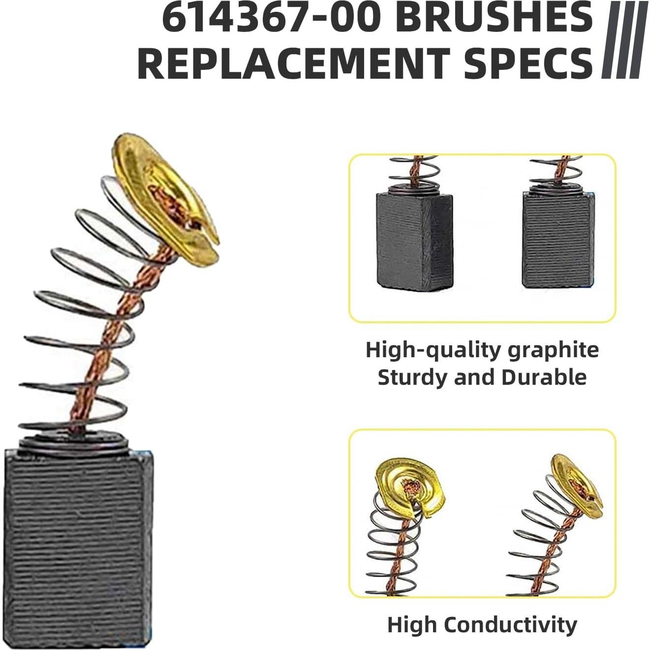Paquete de 4 Cepillos de Carbono Dewalt D24000 DW713 DW715