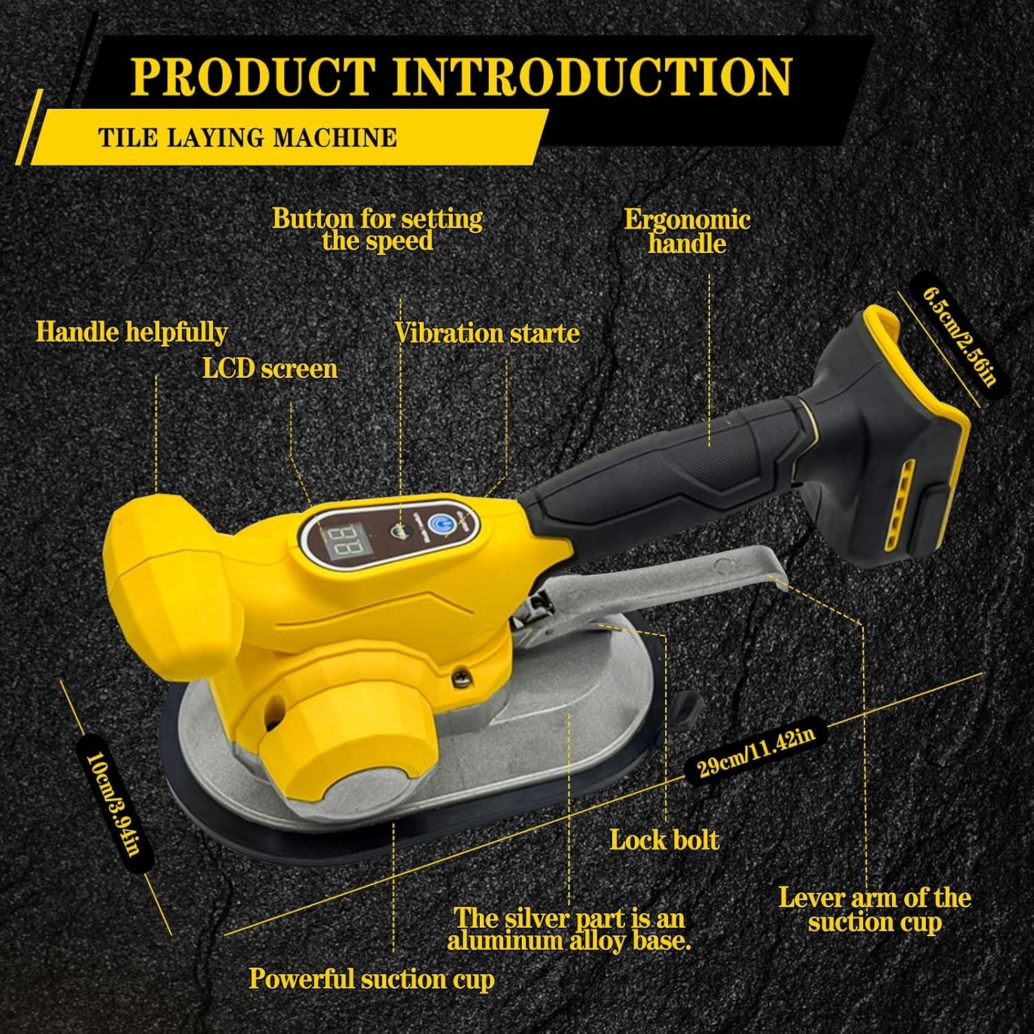 Herramienta de Vibración para Azulejos Circulads 33000 rpm 6 Velocidades
