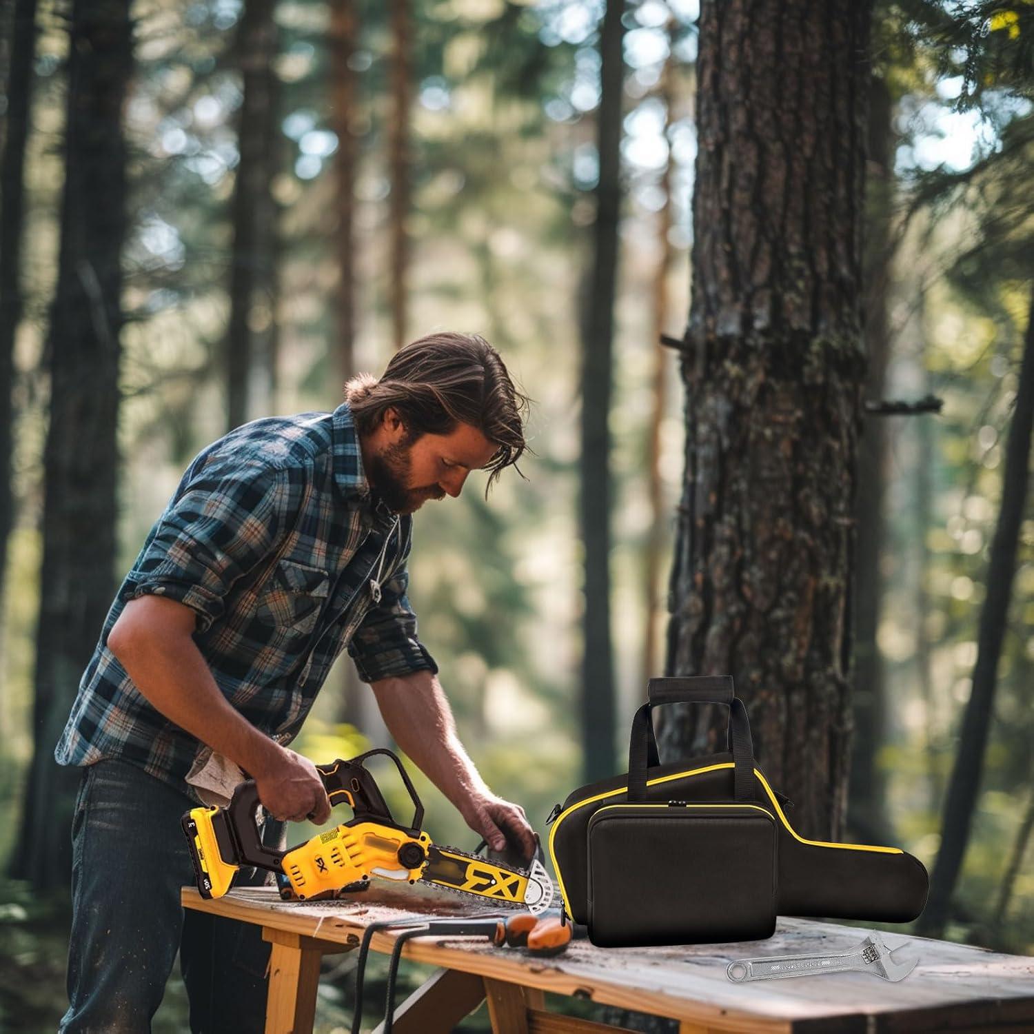 Bolsa de Almacenamiento Peciue para Motosierra DEWALT 20V MAX