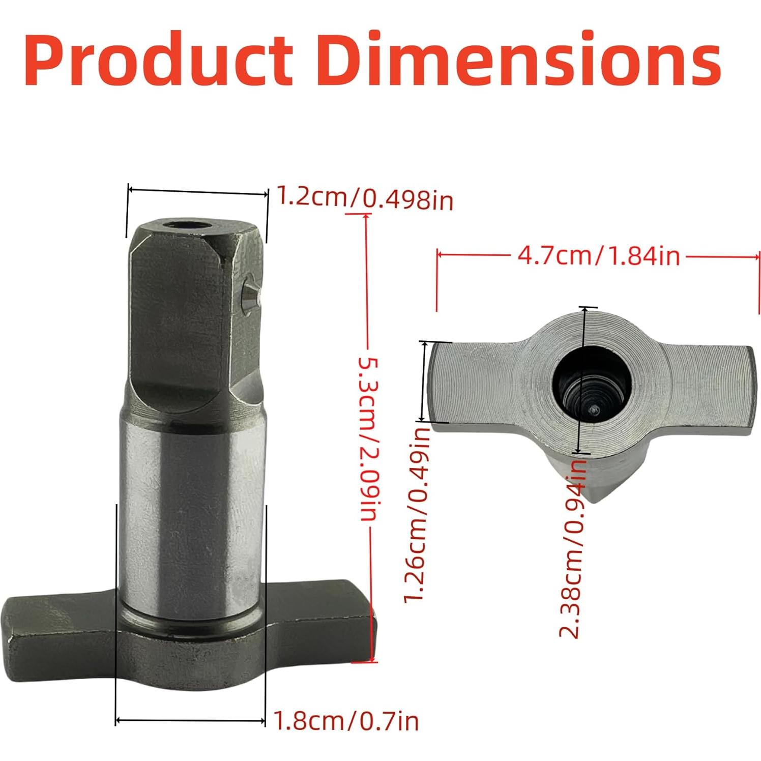 Kit de Anvil y Eje Axyuada para Llave de Impacto DeWalt DCF899