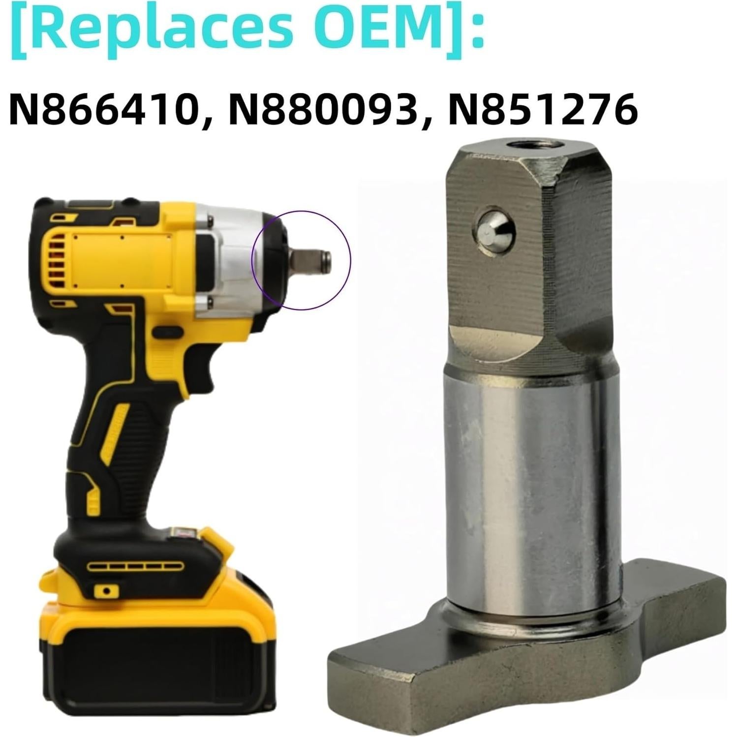 Kit de Anvil y Eje Axyuada para Llave de Impacto DeWalt DCF899