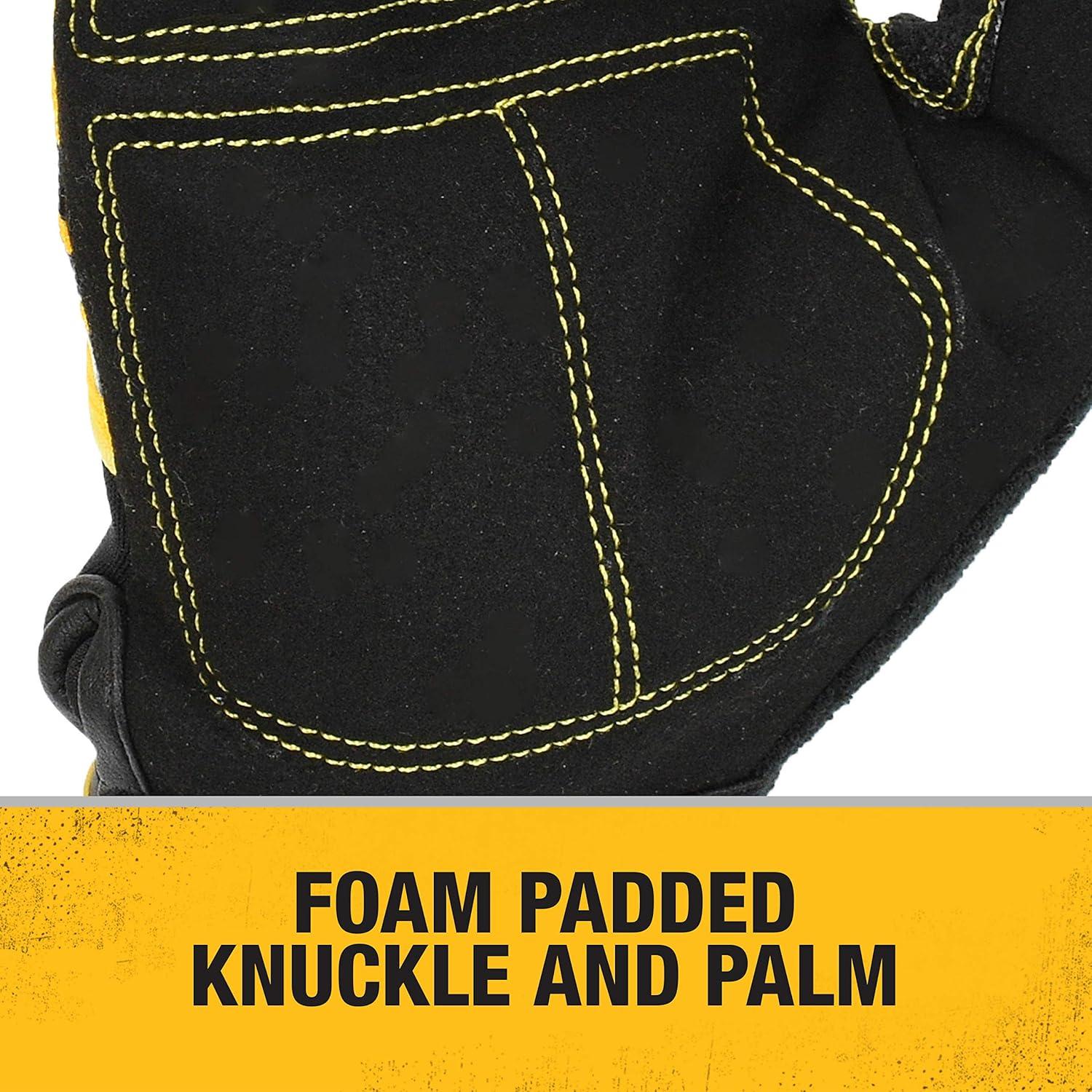 Guantes de Trabajo Dewalt DPG201XL - Cuero Sintético - Extra Grande - 1 Par