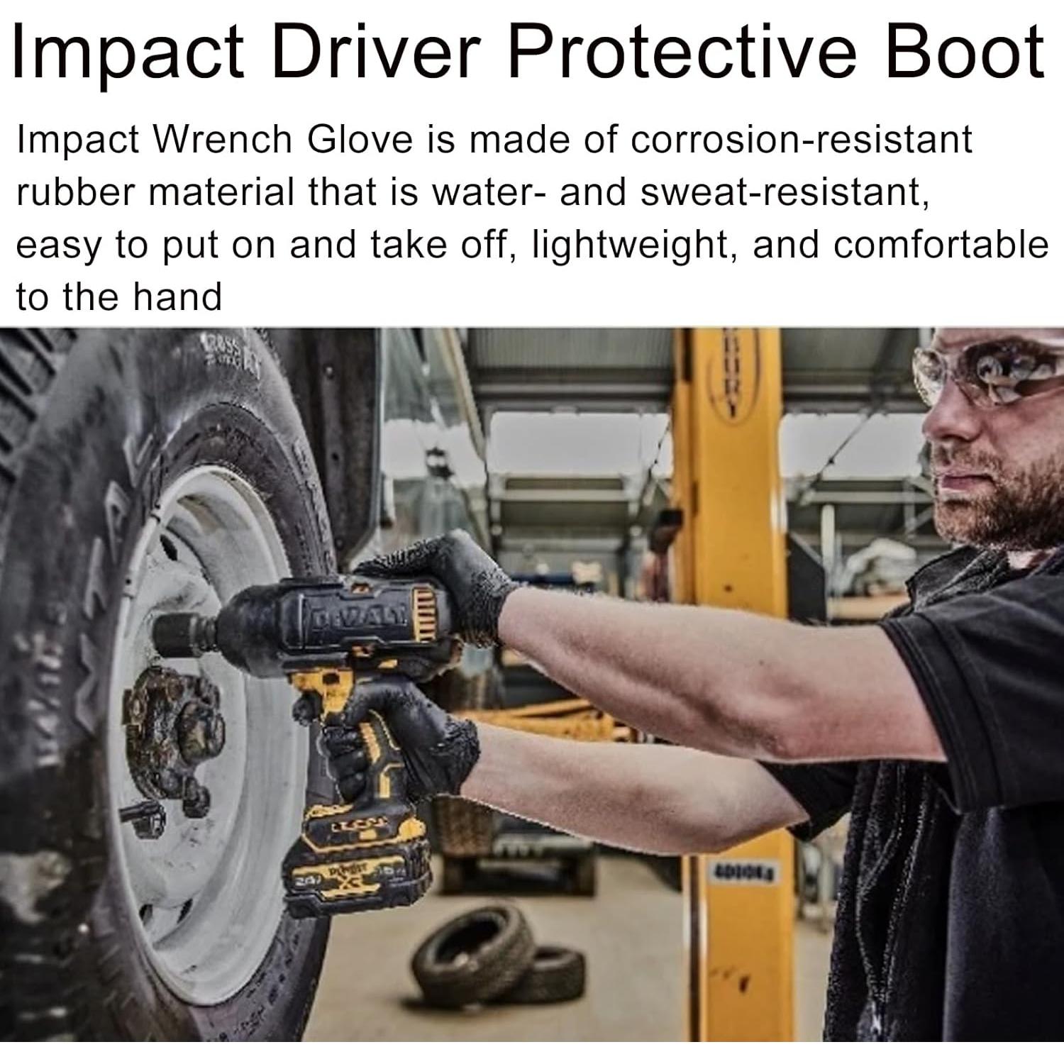 Bota Protectora de Impacto Odashen para Dewalt DCF850