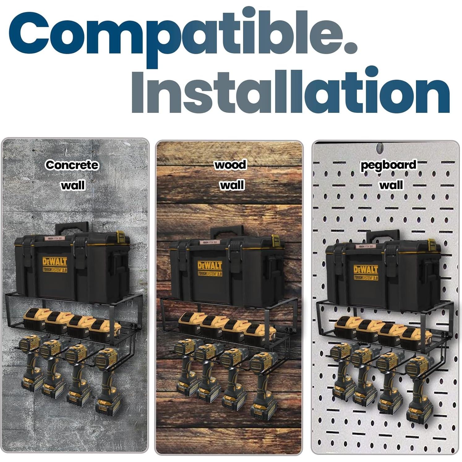 Organizador de Herramientas Eléctricas Vikerniel 120LB Montaje en Pared