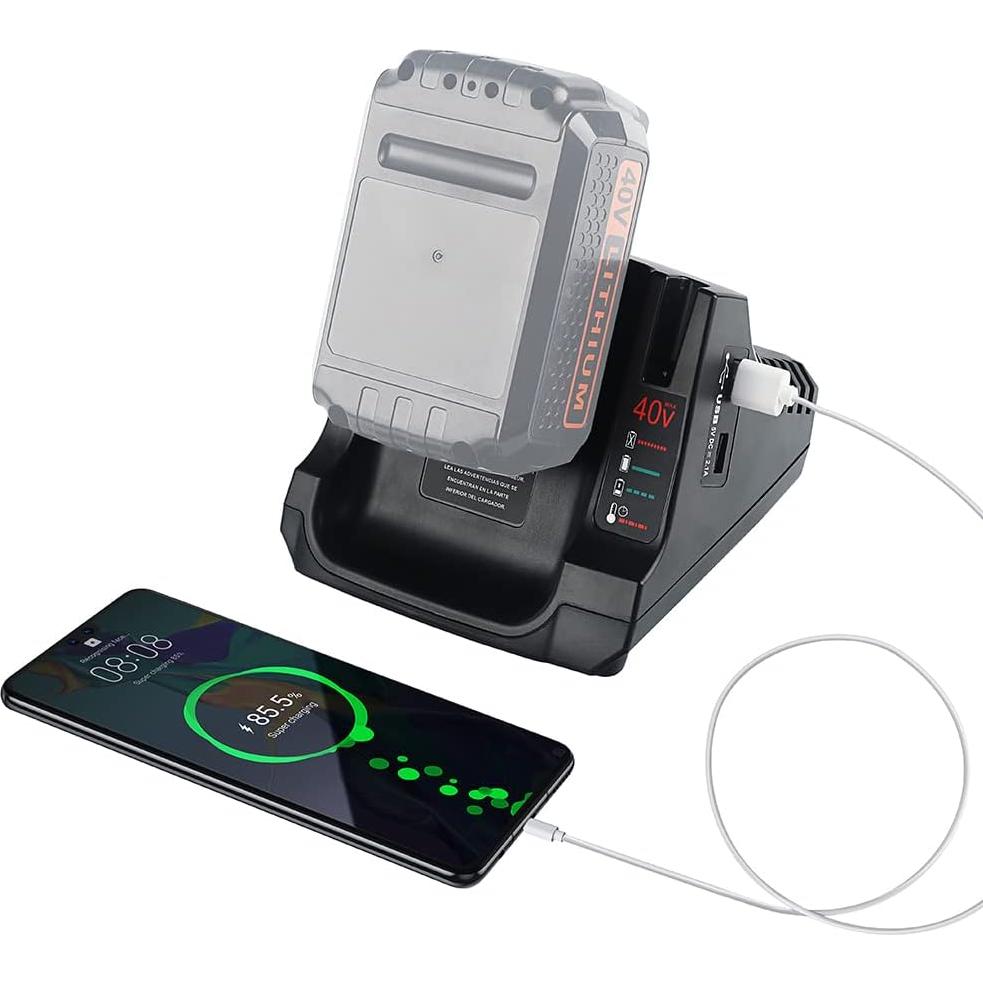 Cargador Rápido JANRI LCS36 LCS40 36V 40V MAX Compatible