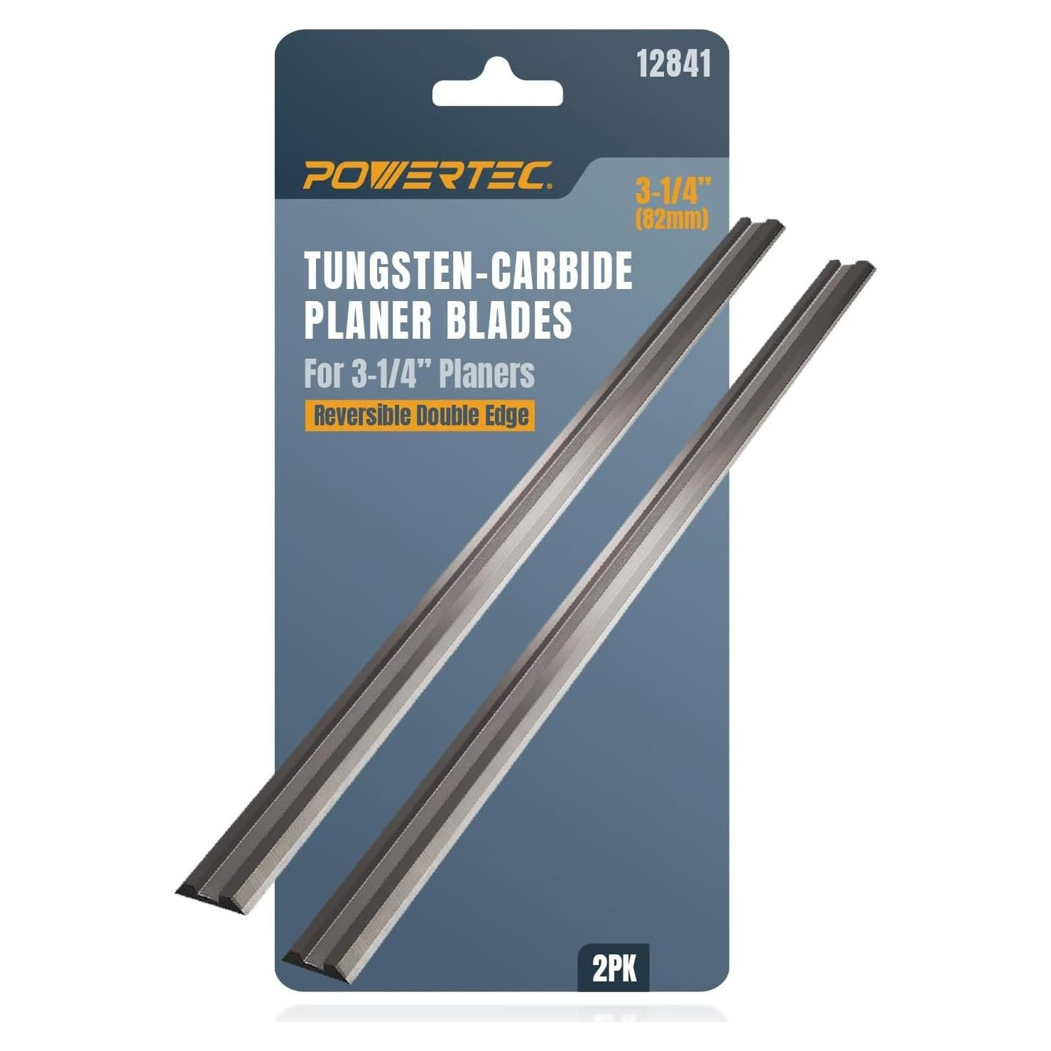 Cuchillas de Carburo de Tungsteno POWERTEC 82mm Paquete de 2