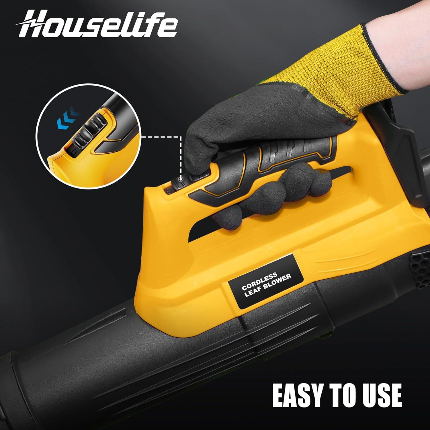 Combo Jardinería Inalámbrico Houselife 3 en 1 - Cortadora Setos, Hilo y Soplador