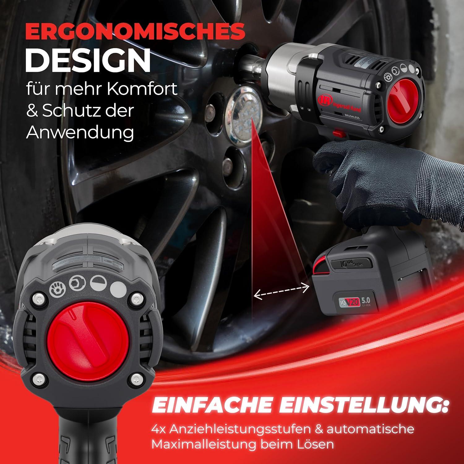 Llave de Impacto Inalámbrica Ingersoll Rand W7172 20V 1500 Nm