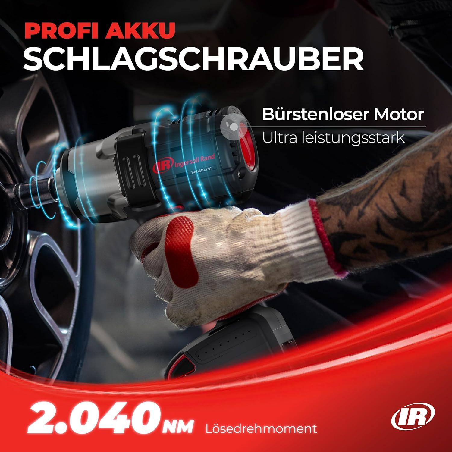 Llave de Impacto Inalámbrica Ingersoll Rand W7172 20V 1500 Nm