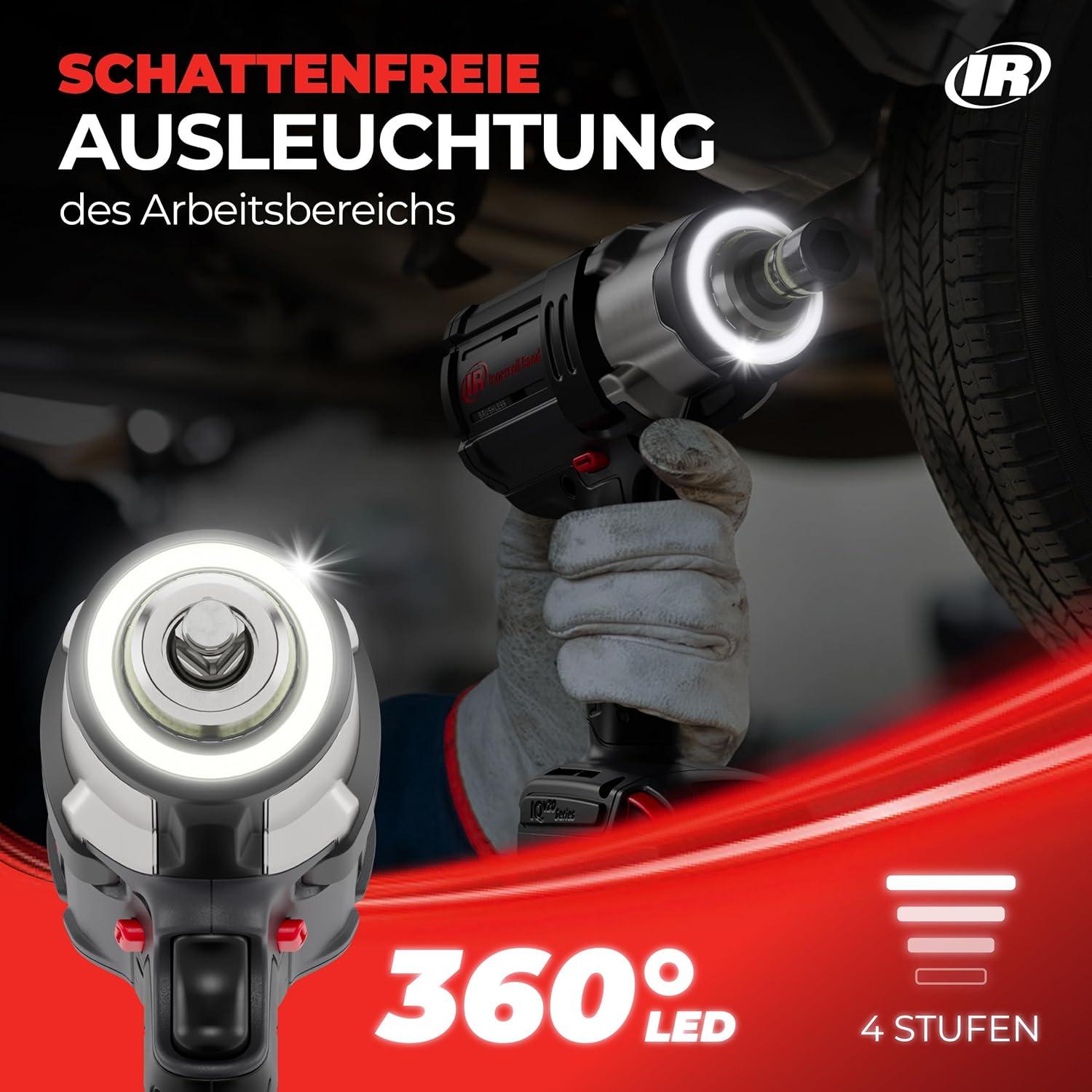 Llave de Impacto Inalámbrica Ingersoll Rand W7172 20V 1500 Nm