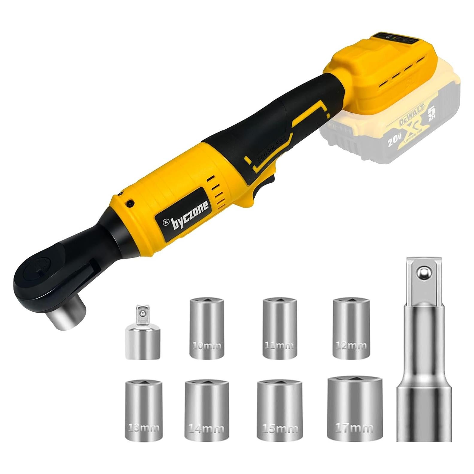 Llave de Trinquete Eléctrica Inalámbrica 3/8" DEWALT 20V 74 ft-lb