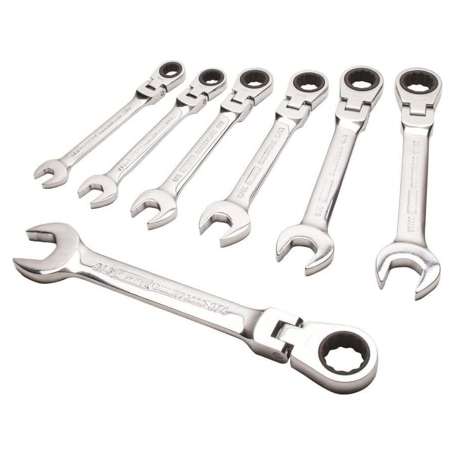 Juego de Llaves de Combinación DEWALT 7 Piezas Acero Vanadio