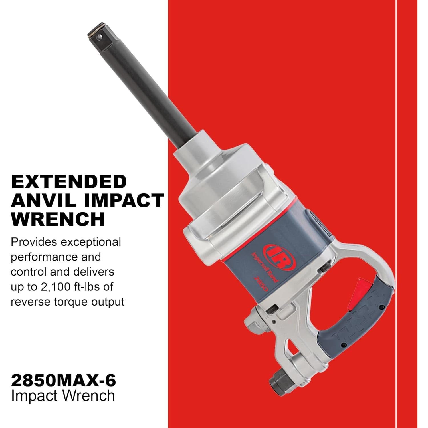 Llave de Impacto Ingersoll Rand 2850MAX-6 1" 2840.4 Nm 5,500 rpm