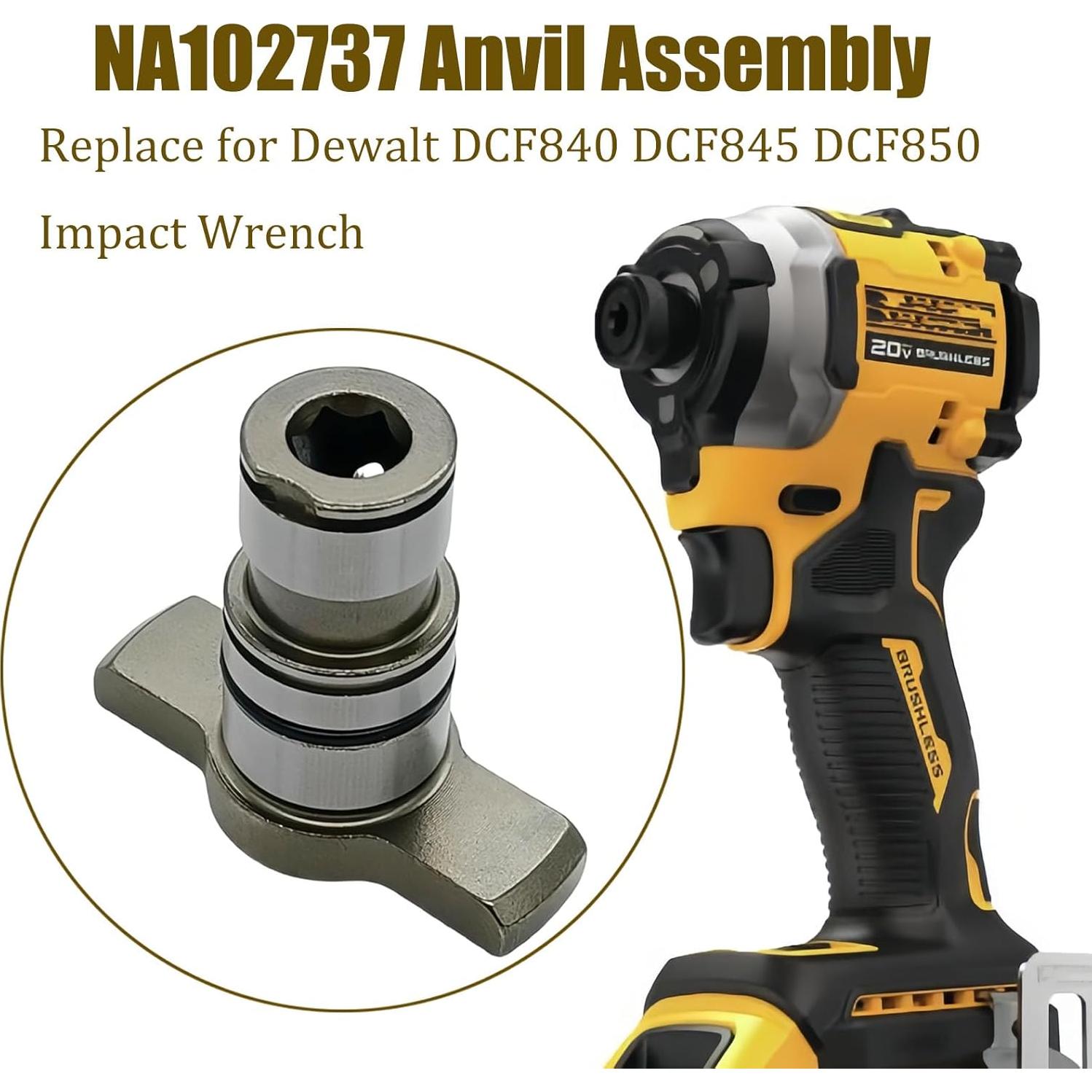 Ensamblaje de Yunque LIKINMAKA NA102737 para Dewalt 18V