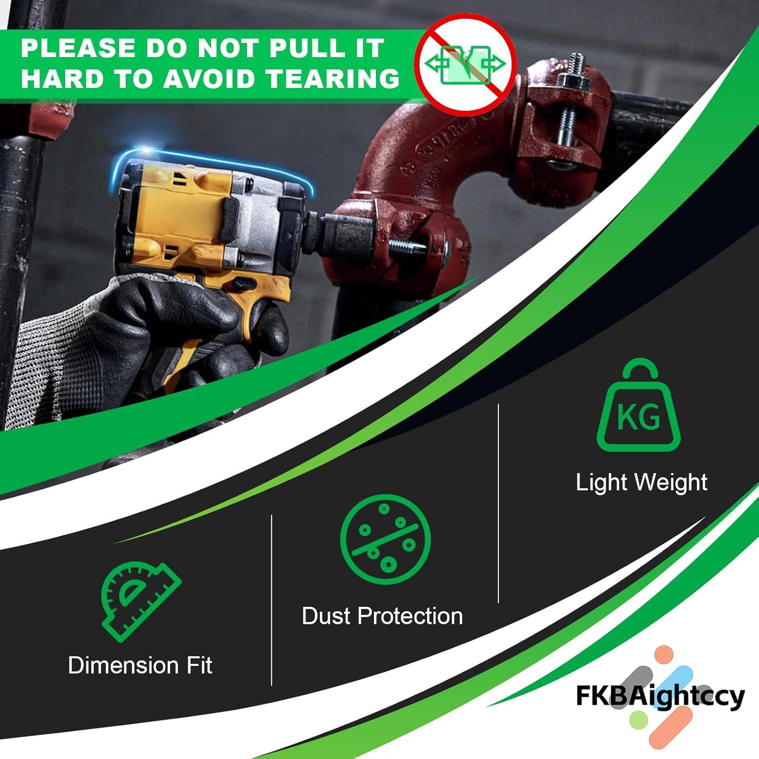 Bota Protectora DEWALT DCF921 DCF922 DCF923 1/2" Negra