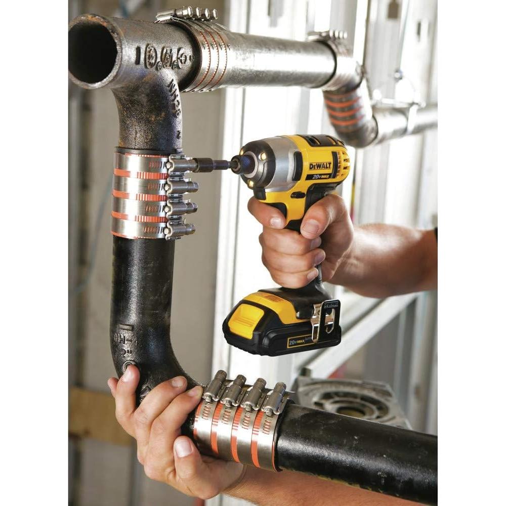 Destornillador de Impacto DEWALT 20V MAX 1/4" Batería Incluida
