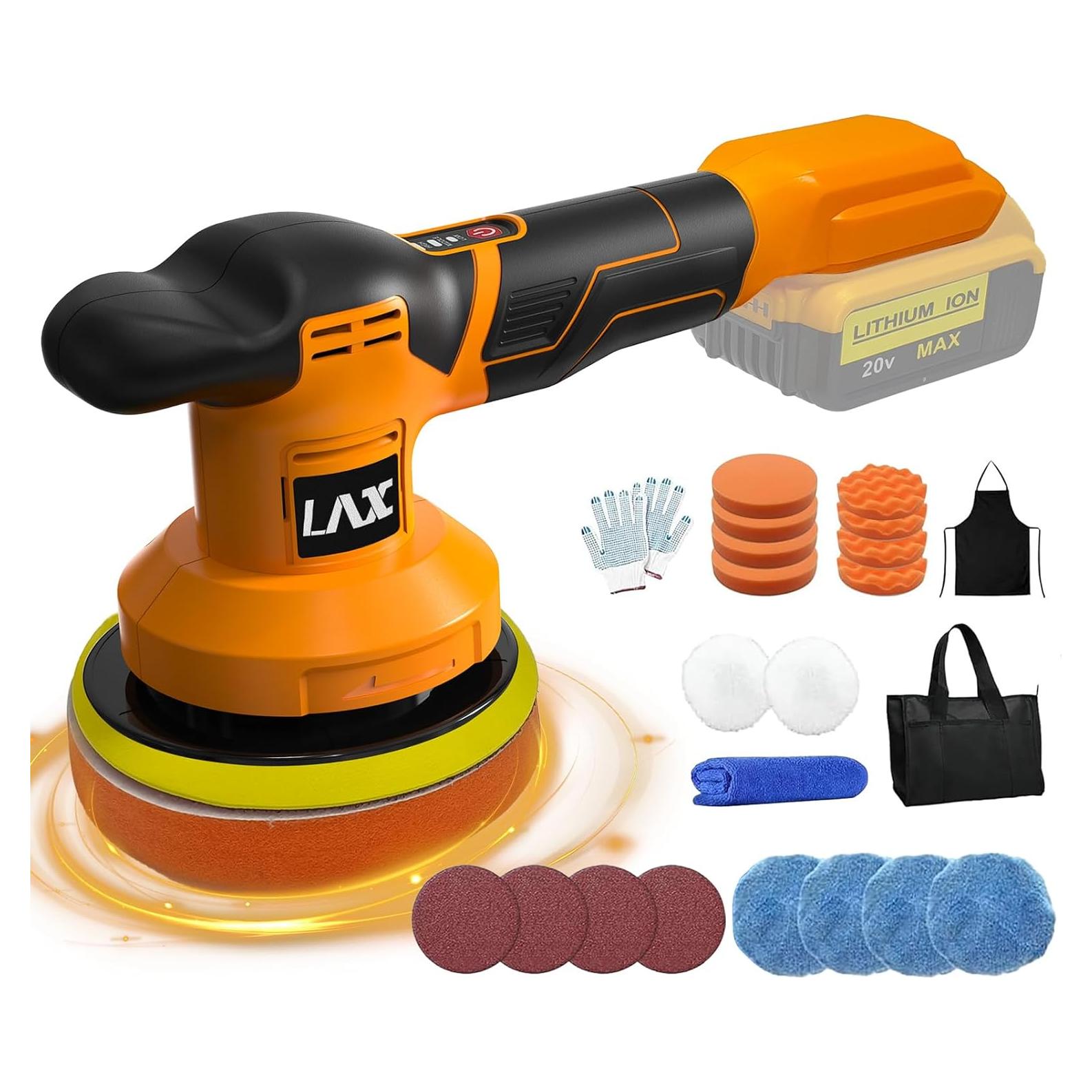 Pulidora Inalámbrica L1NXIXI 20V 6" 3 Velocidades para Coche