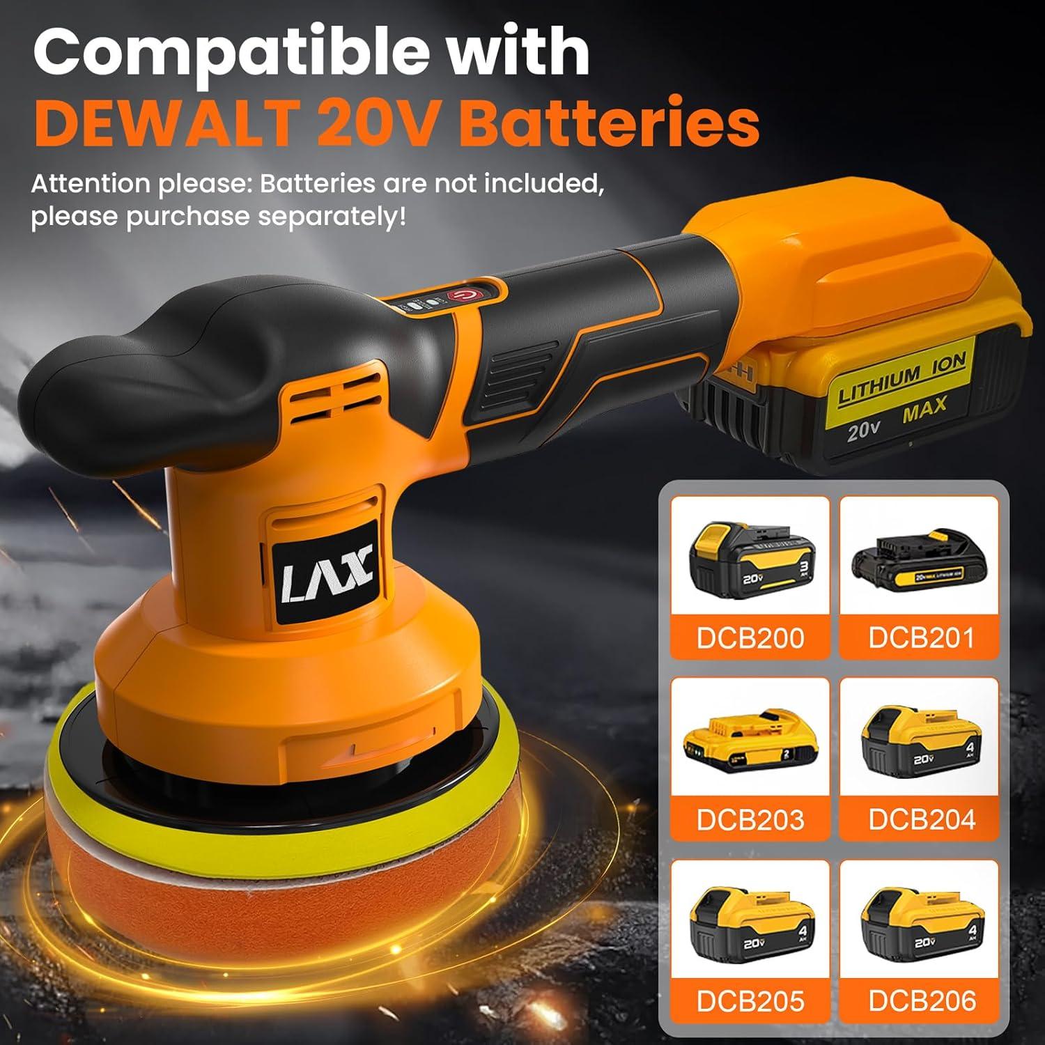 Pulidora Inalámbrica L1NXIXI 20V 6" 3 Velocidades para Coche