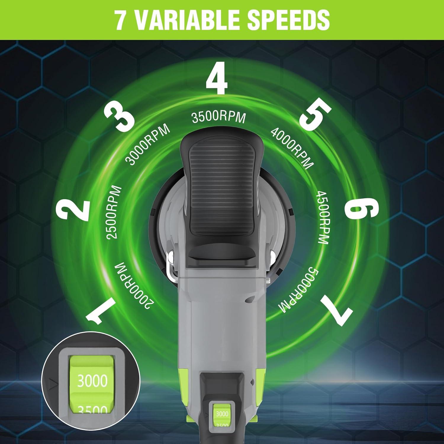 Pulidora Inalámbrica WORKPRO 20V 4.0Ah 5000 RPM para Autos