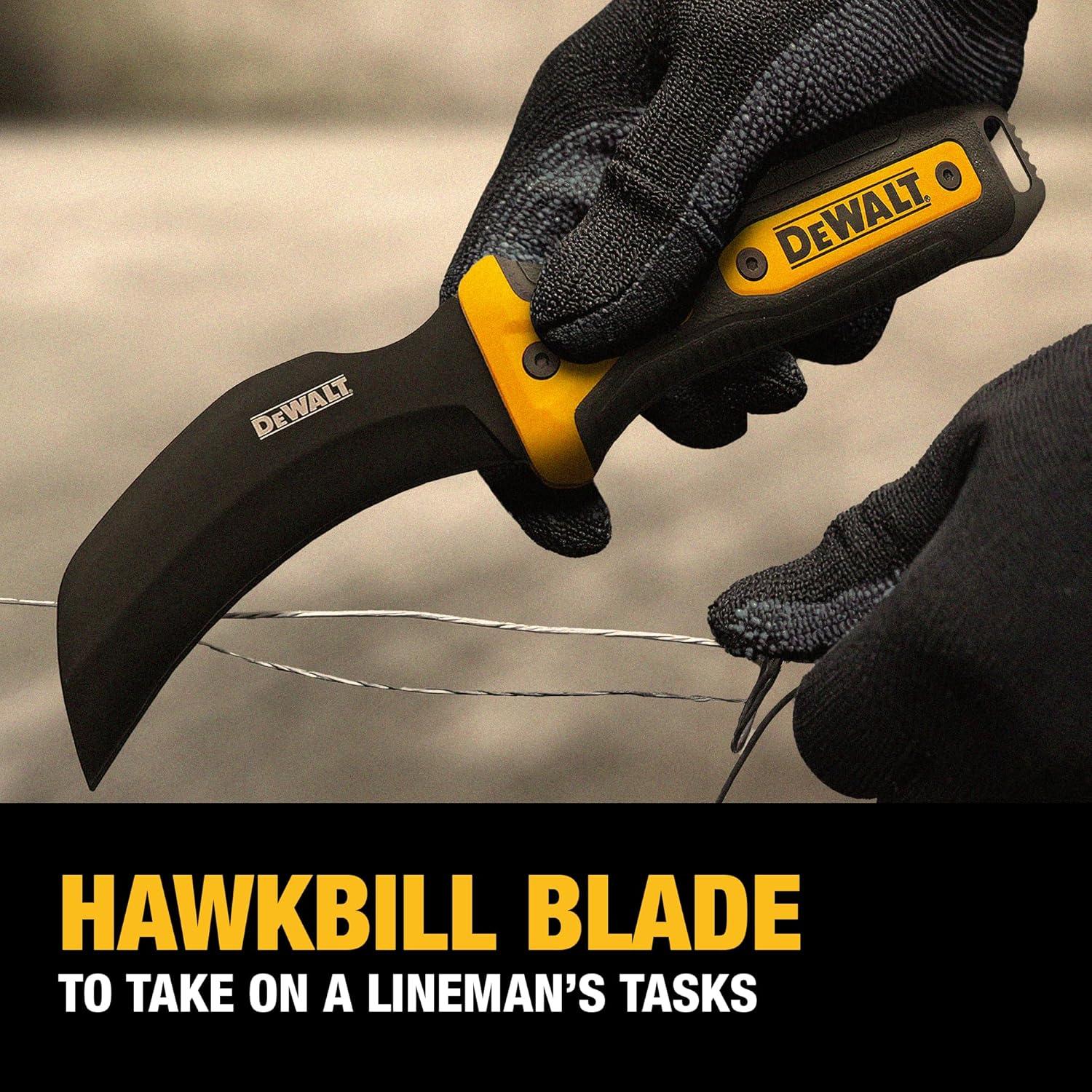 Cuchillo Hawkbill DEWALT para Desforrar Cables - Hoja Fija
