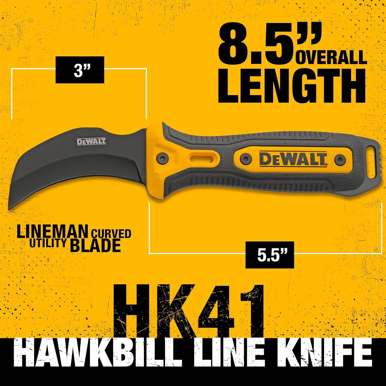 Cuchillo Hawkbill DEWALT para Desforrar Cables - Hoja Fija