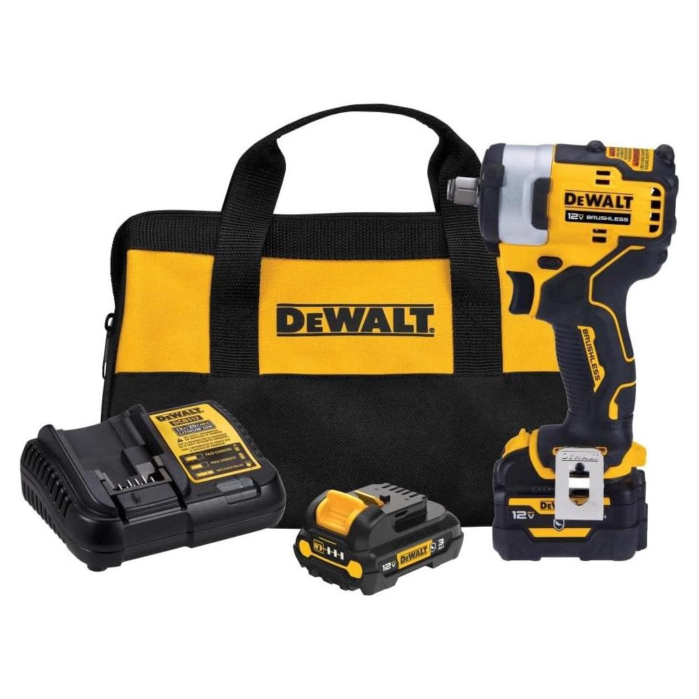 Llave de impacto inalámbrica DEWALT DCF901GJ1G1 12V 338.9 Nm