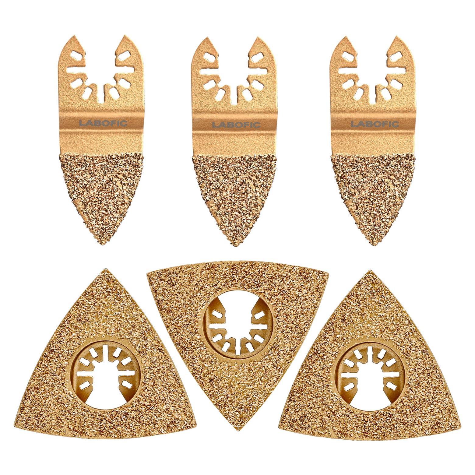 Conjunto de Hojas Oscilantes de Carburo LABOFiC 6 Pcs