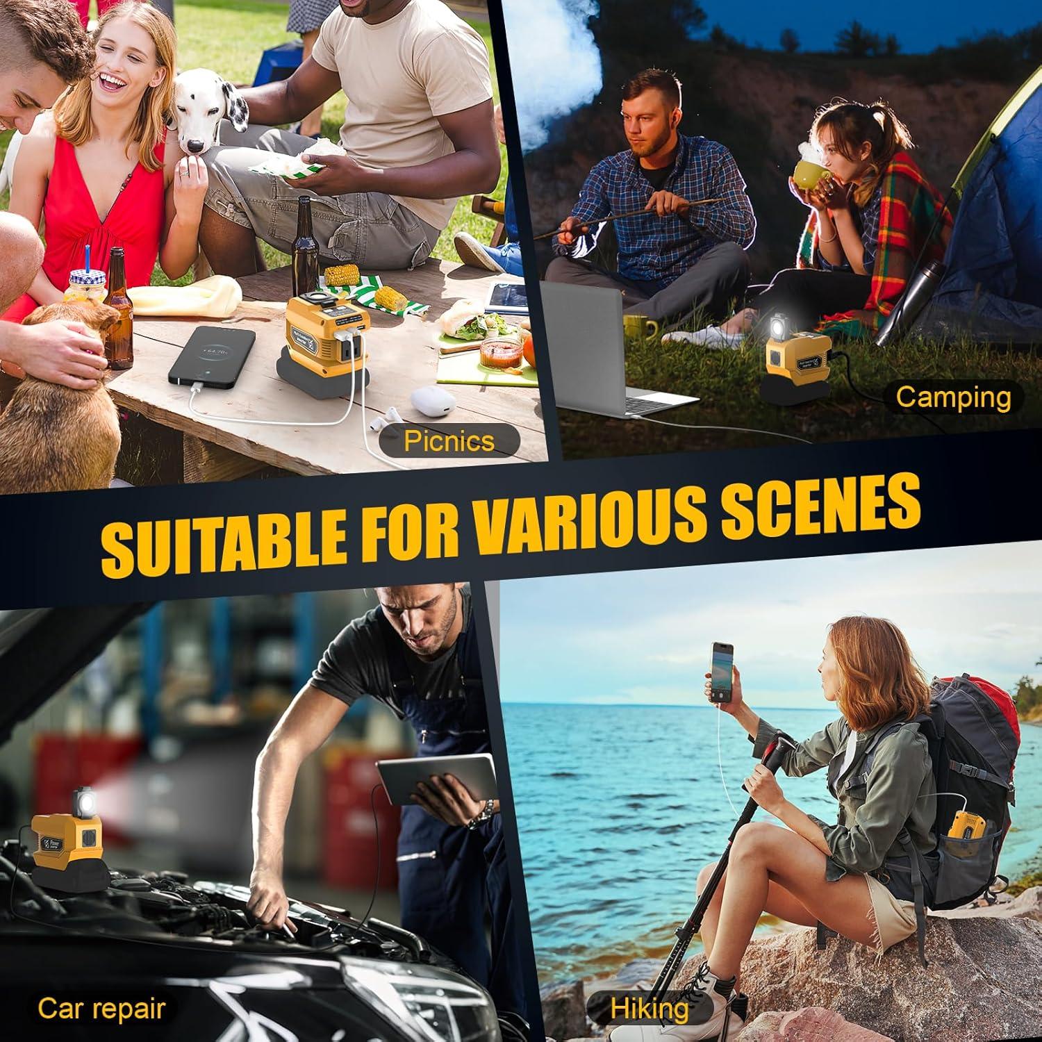 Inversor de Potencia 220W HISECREN DC 20V a AC 110V