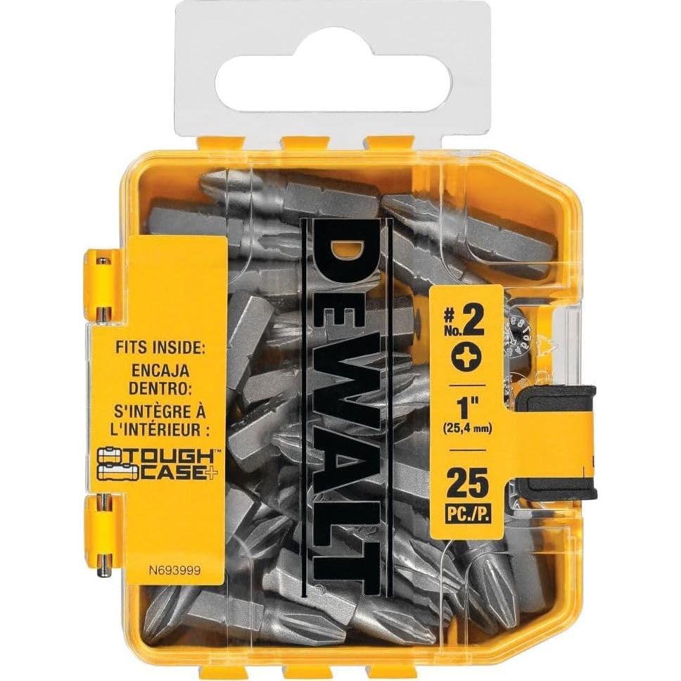 Juego de Destornilladores DEWALT 25 Piezas Phillips #2 2.54 cm