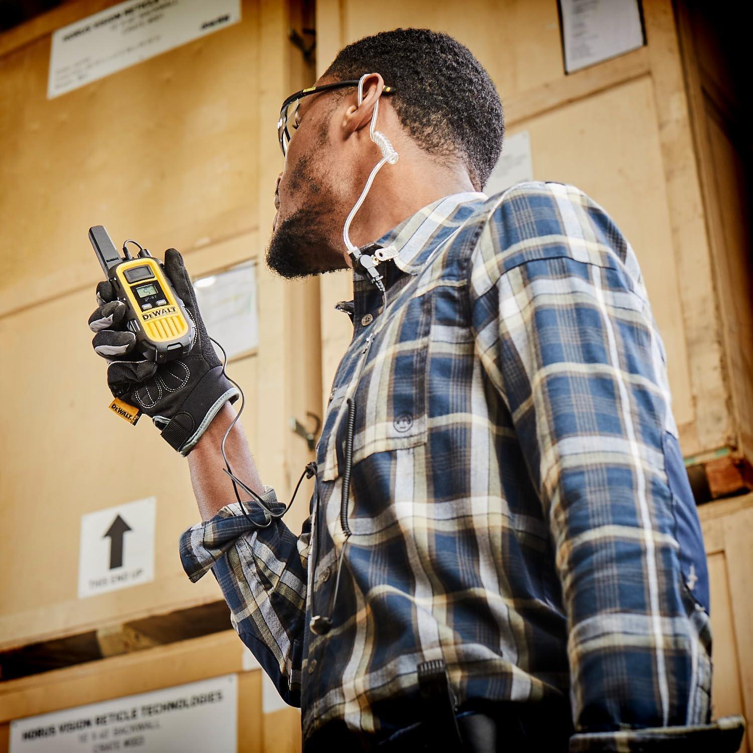 Walkie Talkies DEWALT DXFRS300 - Paquete de 48, Impermeables