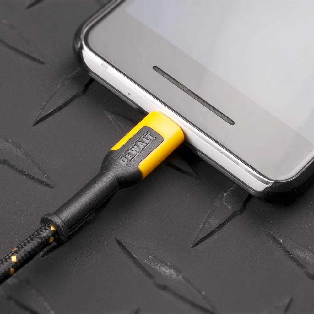 Cable USB a Micro-USB DEWALT 1.83m Alta Resistencia