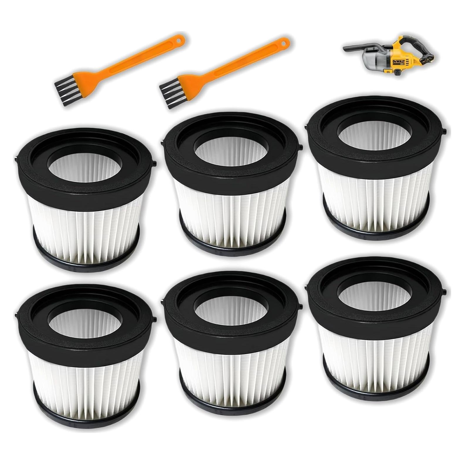 Filtros HEPA de Repuesto TALSWIF para Aspiradora Dewalt 20V - 6 Piezas
