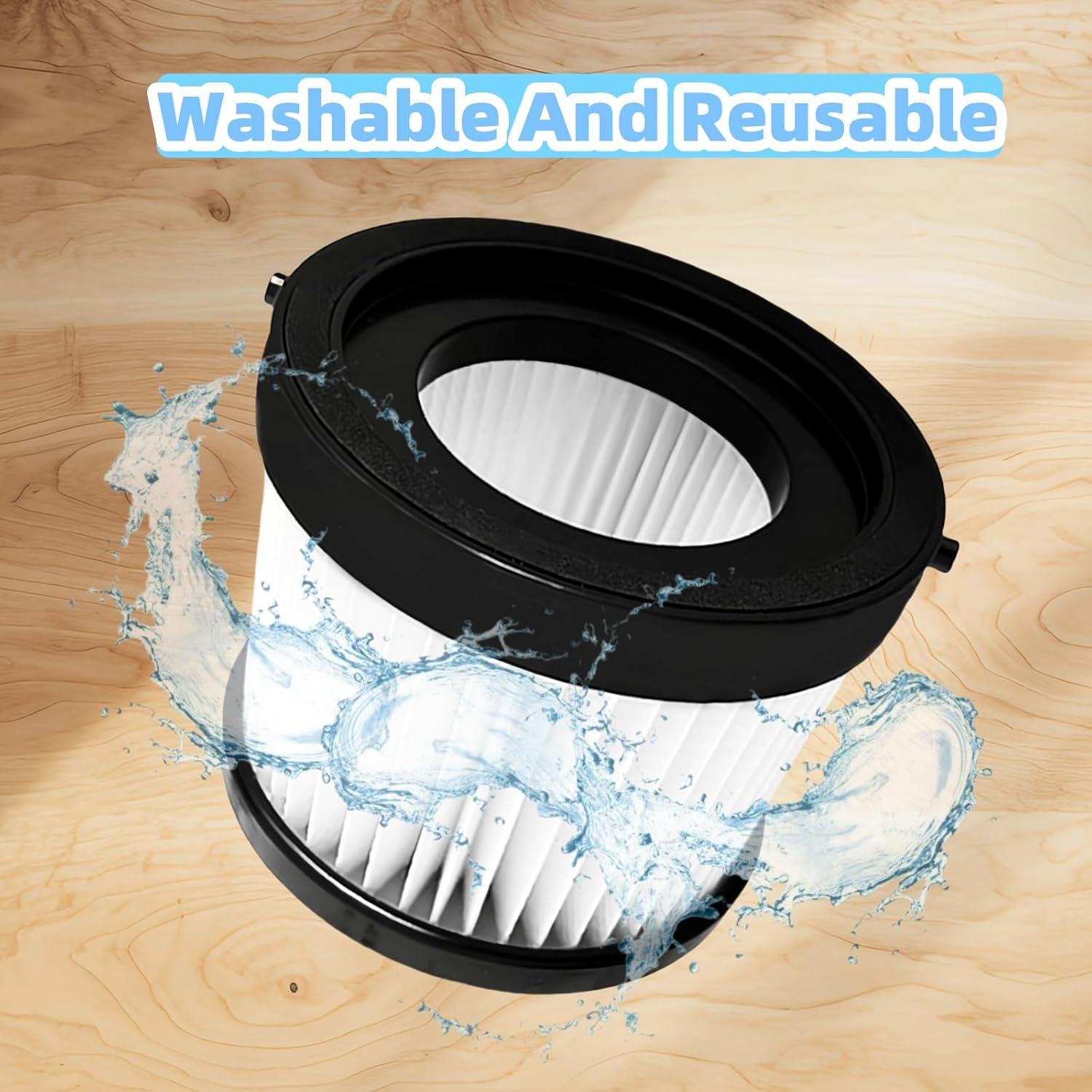 Filtros HEPA de Repuesto TALSWIF para Aspiradora Dewalt 20V - 6 Piezas