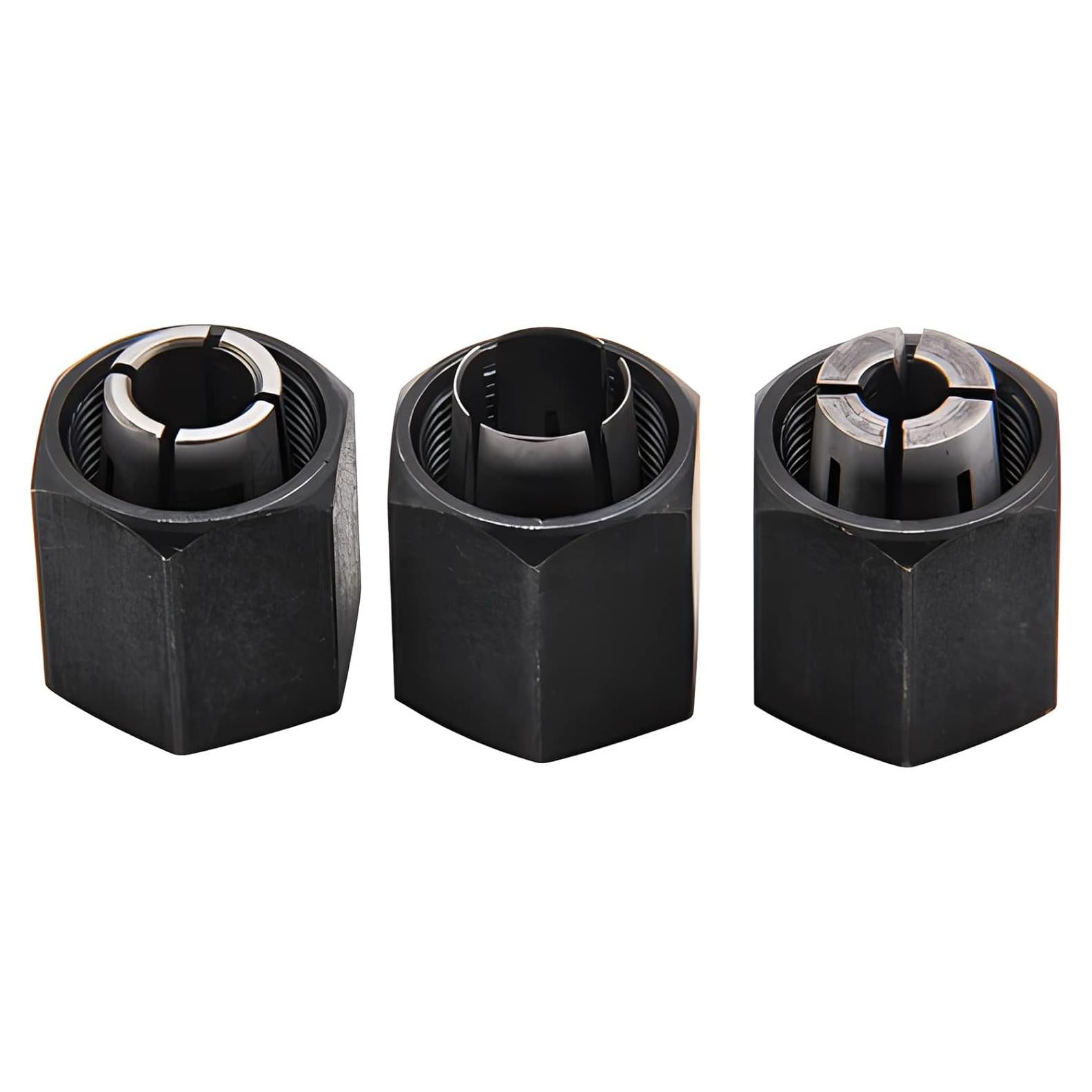 Kit de Colet para Router Gadgetool 3 Piezas 1/4" 1/2" 3/8"