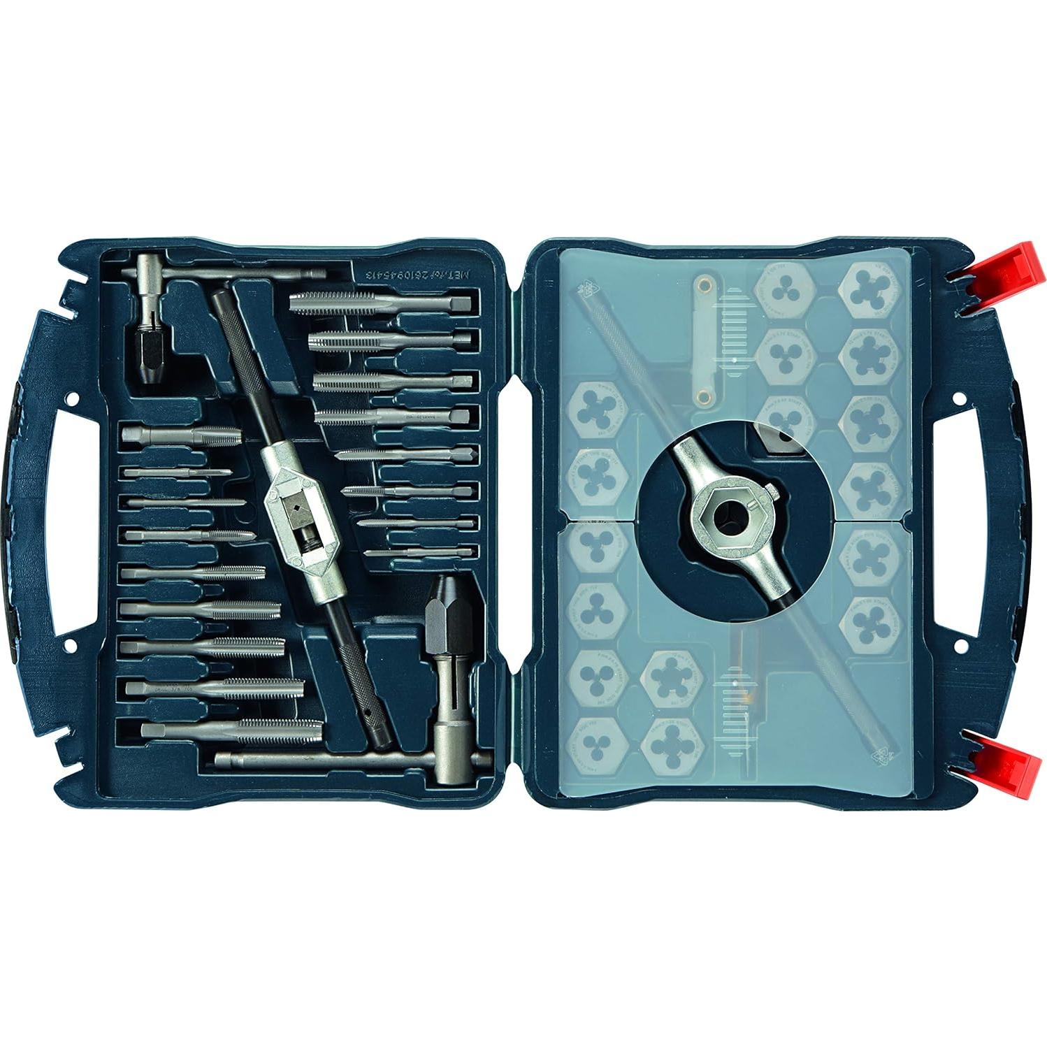 Juego de Machos y Matrices Métricos Bosch BTD40MS 40 Piezas