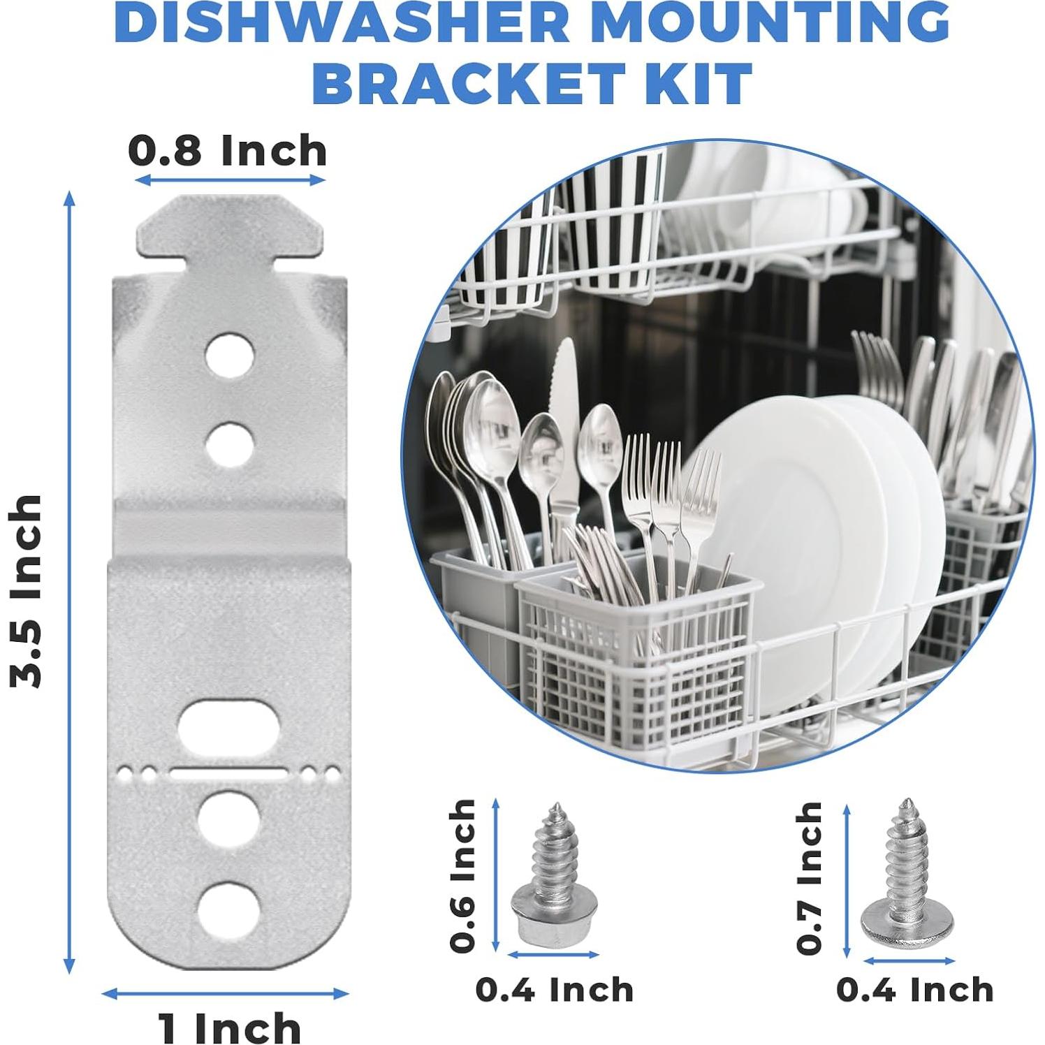 Soporte de Montaje para Lavavajillas Bosch 619985 Acero Inoxidable
