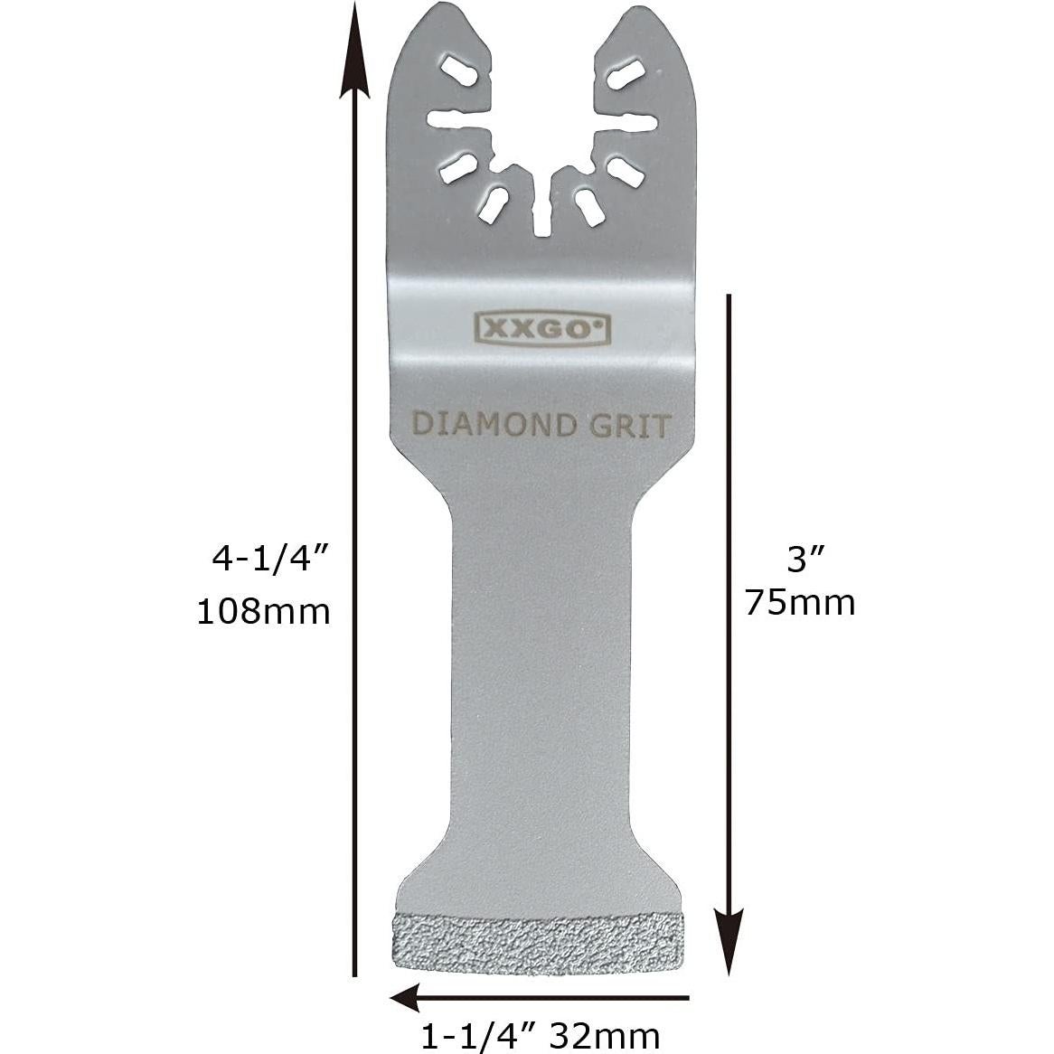 Cuchillas de Sierra de Diamante XXGO XG4203L - 4 Pcs 3.18 y 5.72 cm