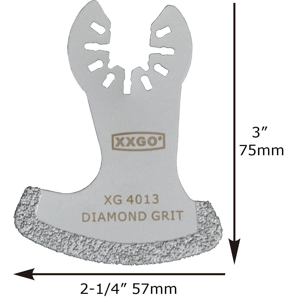 Cuchillas de Sierra de Diamante XXGO XG4203L - 4 Pcs 3.18 y 5.72 cm