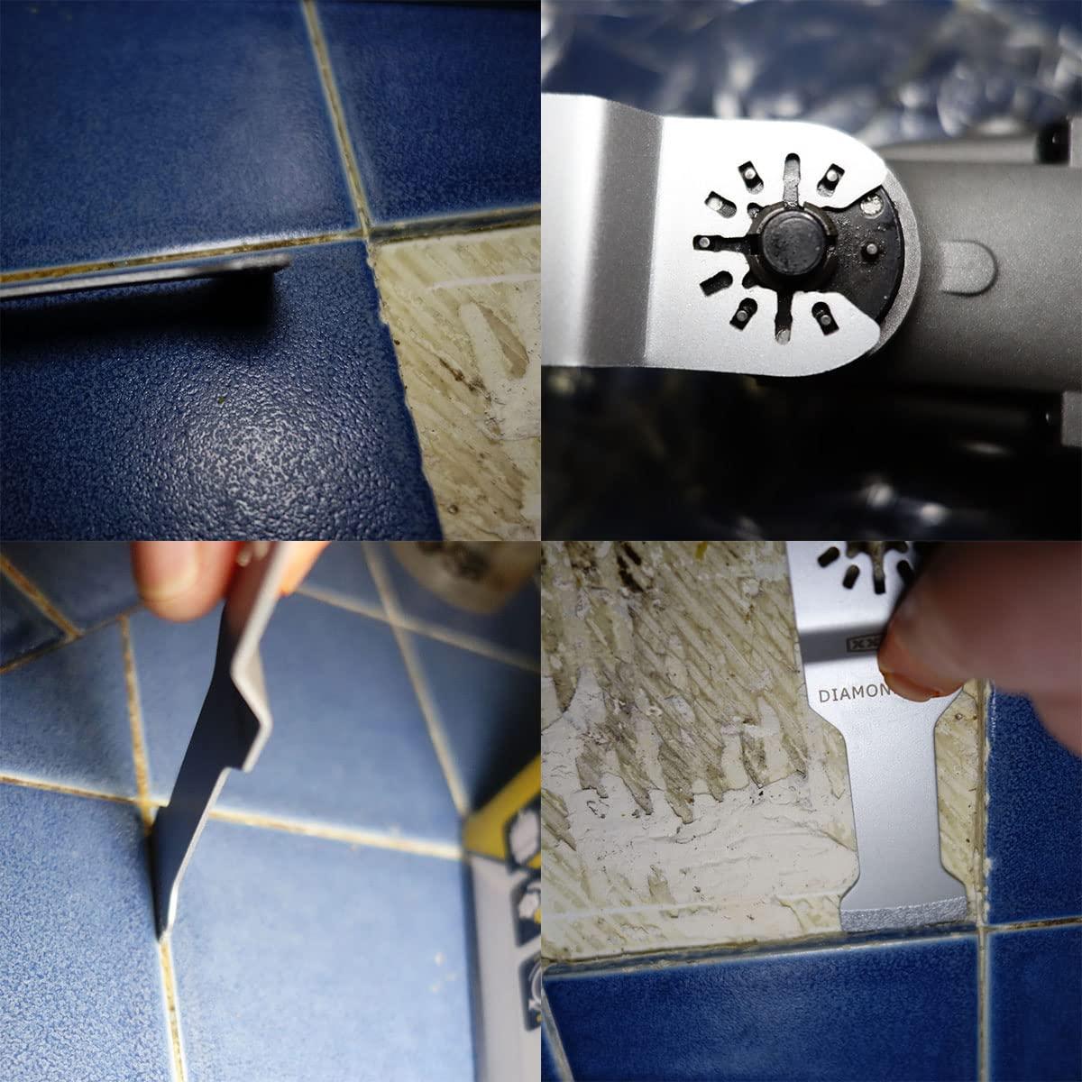 Cuchillas de Sierra de Diamante XXGO XG4203L - 4 Pcs 3.18 y 5.72 cm