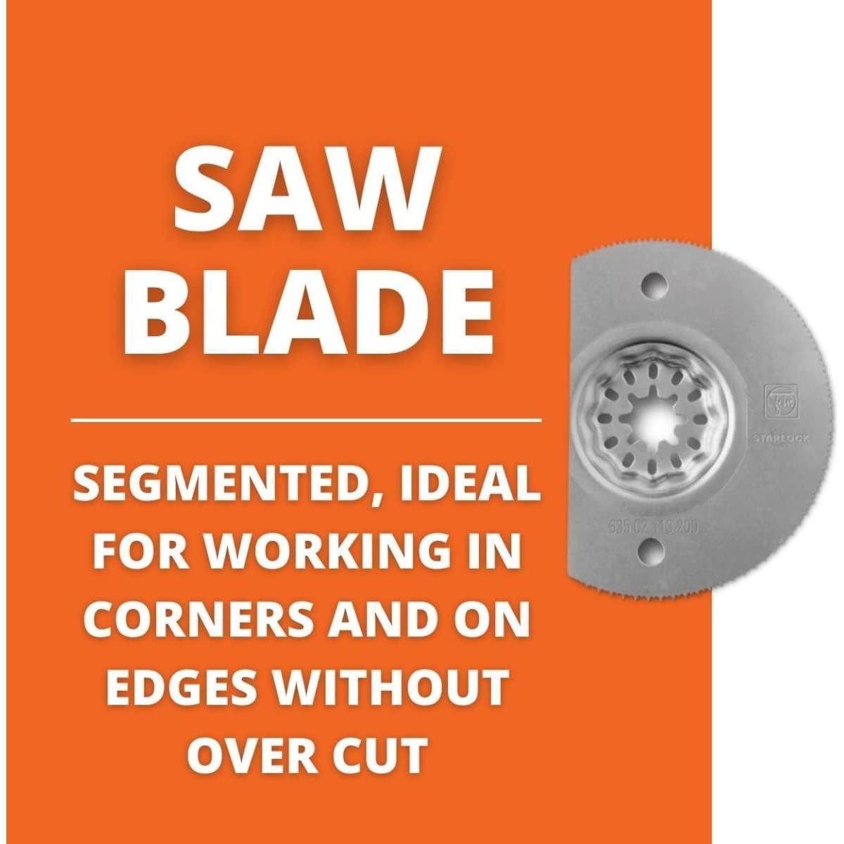 Hoja de sierra segmentada Fein Starlock 8.6 cm - Corte preciso