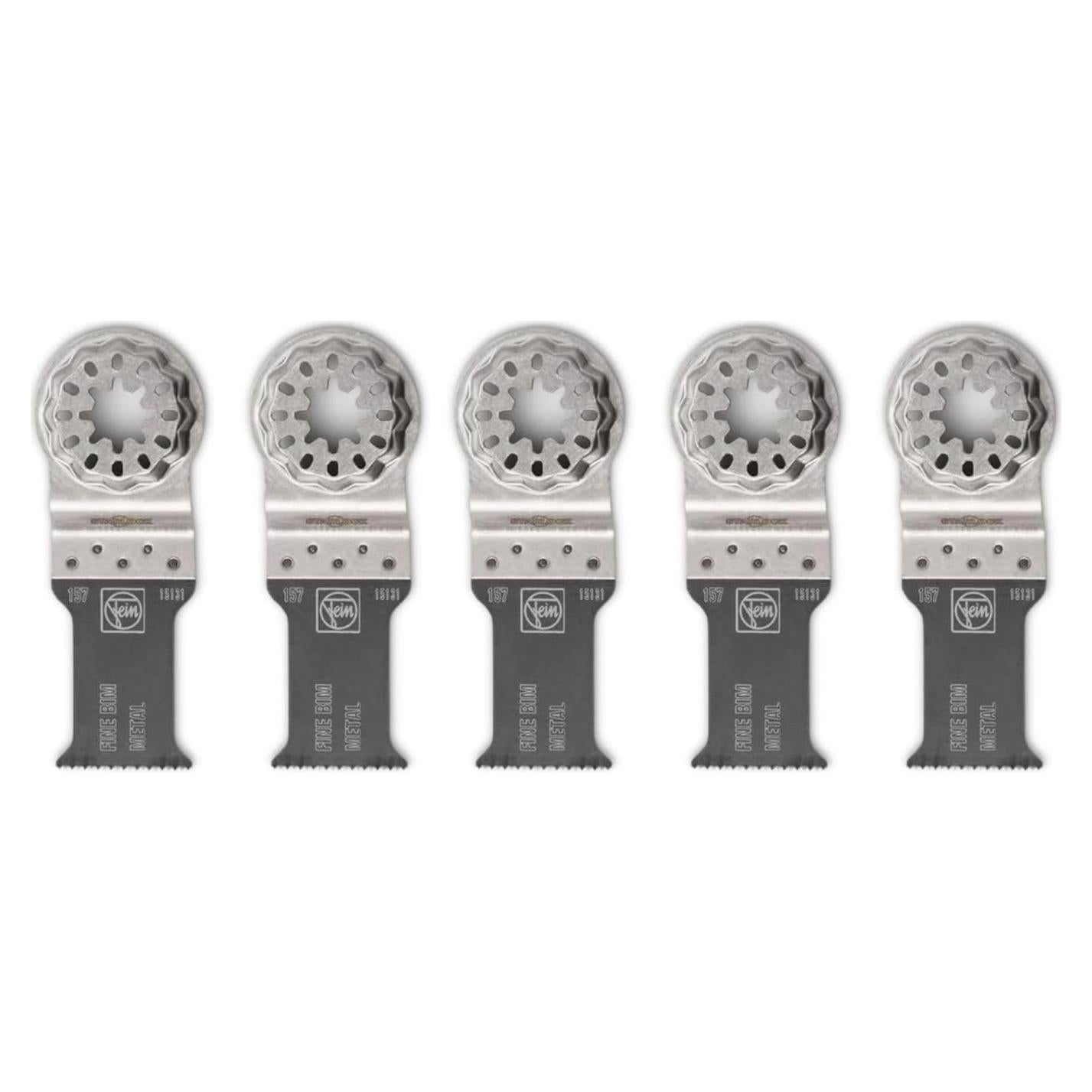 Hoja de sierra Fein Starlock E-Cut 5 unidades - Corte preciso para metal y plásticos duros