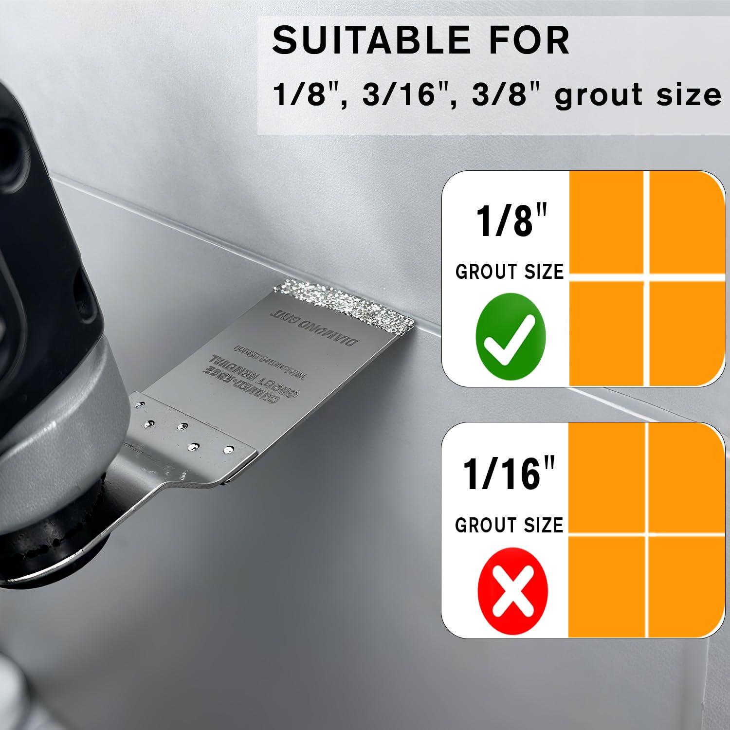 Juego de 10 Cuchillas Oscilantes de Diamante Dbsawmxn 3 Anchos