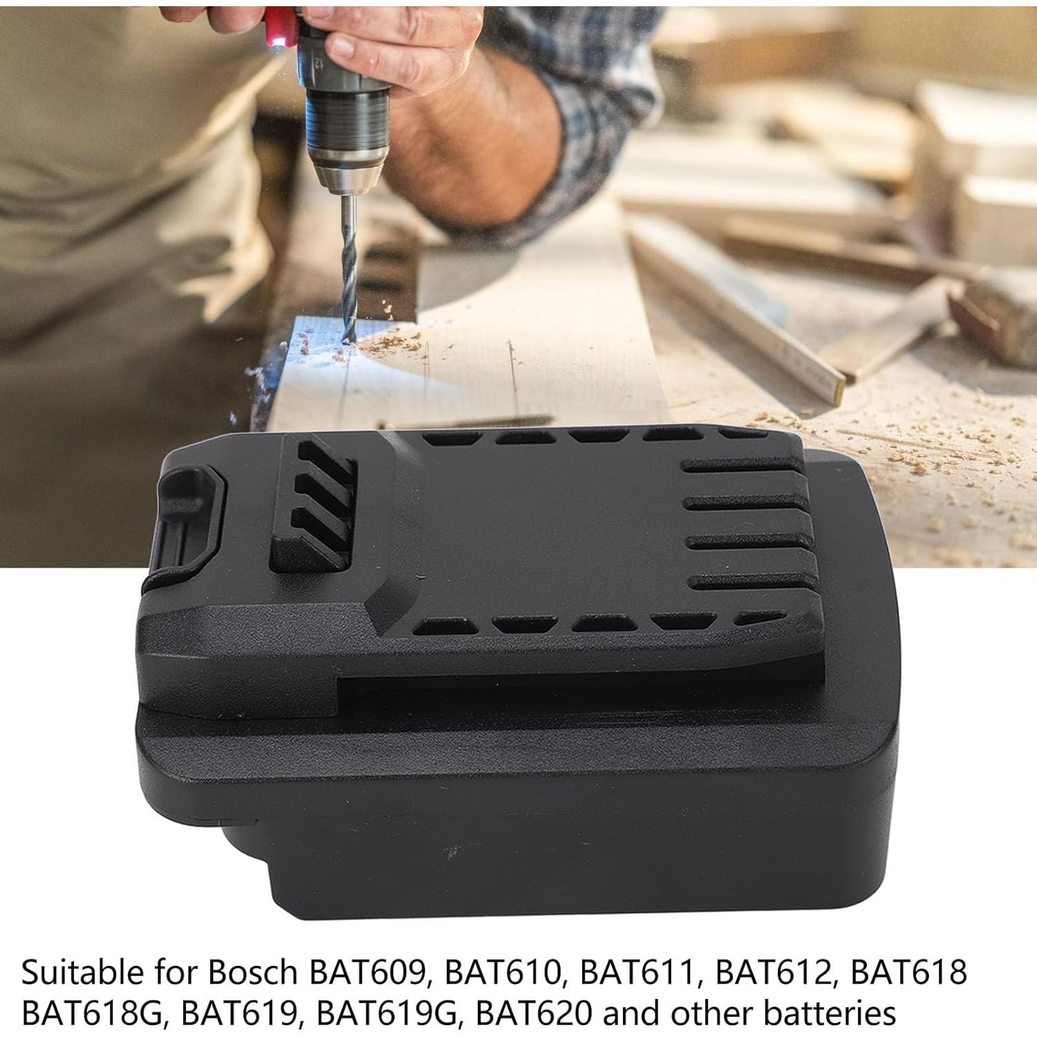 Adaptador de Batería Universal 18V FUZHUI para Bosch a Stanley
