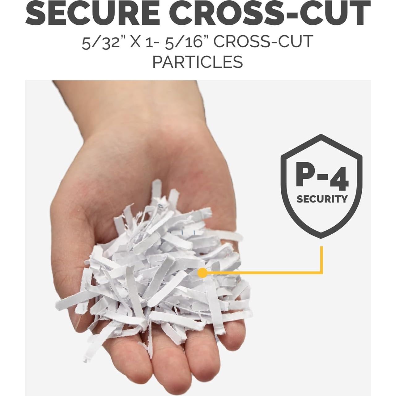 Destructora Fellowes P-40C corte en cruz 8 hojas 15L