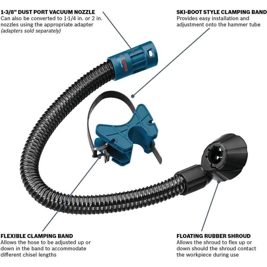Accesorio de Recolección de Polvo Bosch HDC400 96.52 cm